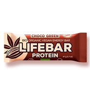 LifeBar Choco Green Proteinbar - 47 gram - LifeFood
