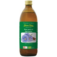 Oil of life ren hørfrø Økologisk i glasflaske - 500 ml