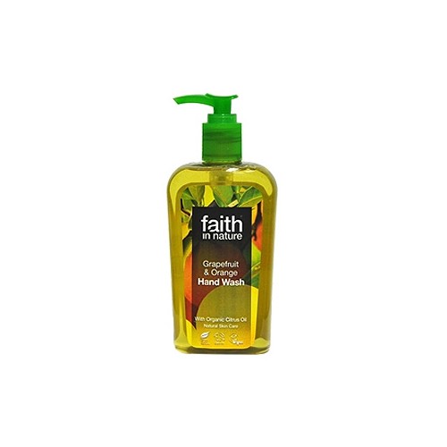 Håndsæbe grape & orange  - 300 ml - Faith in nature