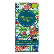Chokolade Sea Salt 55% Økologisk - 80 gram - Chocolate and Love