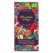 Chokolade Pomegranate 70% - 80 gram - Chocolate and Love