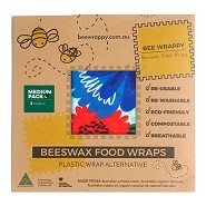 Beeswax Food Wraps 2 x Medium - 1 pakke - Bee Wrappy