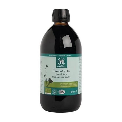 Hampefrøolie Økologisk - 500 ml - Urtekram