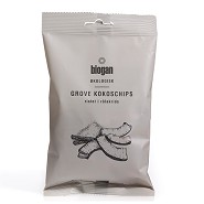 Kokoschips ristet i rålakrids Økologisk grove - 80 gram - Biogan
