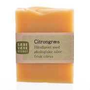 Sæbe Citrongræs Økologisk  - 100 gram - Sæbeværkstedet