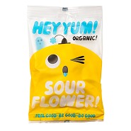 Vingummi Sour flower   Økologisk  - 100 gram - Hey Yum