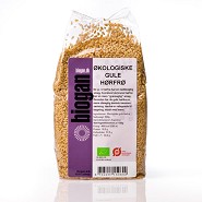 Hørfrø gule Økologisk - 500 gr - Biogan  