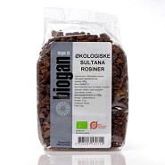 Rosiner sultanas Økologisk- 500 gr - Biogan