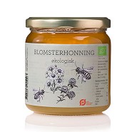 Blomster honning flydende Økologisk - 500 gr - Biogan