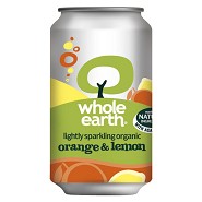 Orange/lemon soda i dåse Økologisk - 330 ml 
