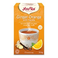 Ginger Tea orange med vanilje Økologisk - 17 breve - Yogi