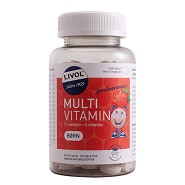 Multi Vitamin Total børn (jordbær) - 150 tabletter - Livol
