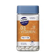 Vitamin D3 10 µg - 220 tabletter - Livol