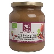Æble & Rabarbermos Økologisk  - 360 gram - Urtekram