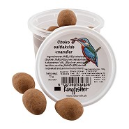 Choko saltlakrids mandler - 70 gram - Kingfisher - DISCOUNT PRIS