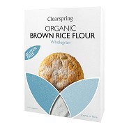 Fuldkornsrismel af brune ris   Økologisk  - 375 gram - Clearspring