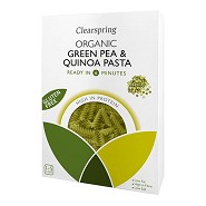 Grønne ærter & quinoa fusilli  Økologisk  - 250 gram - Clearspring