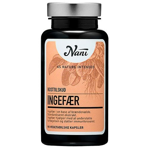 Ingefær - 90 Kapsler - Nani