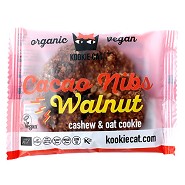 Kookie Cat Cacao nibs walnut   Økologisk  - 50 gram