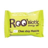 Roobiotic Energibombe Chock Chip Matcha Økologisk  - 22 gram - ROO´bar