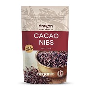 Cacao Nibs Økologisk Criollo Raw -  200 gram - Dragon Superfoods