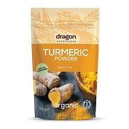 Gurkemeje pulver Økologisk - 150 gram - Dragon  Foods