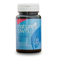 Vitamin B12 Vegan smeltetablet - 60 tabletter - Natures Own