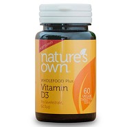 Vitamin D3 vegan fra lavekstrakt - 60 tabletter - Natures Own