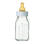 Sutteflaske glas små fra 0 mdr Slow-Flow - 1 pakke - Natursutten