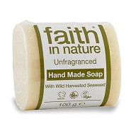Fast sæbe uparfumeret - 100 gram - Faith in Nature