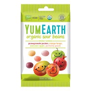 Sour Beans Syrligt Slik Økologisk - 50 gram - Yum Earth