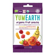 Vingummi Frugtsmag Økologisk - 50 gram - Yum Earth