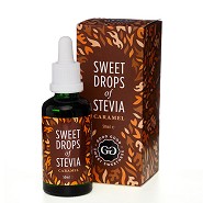 Stevia Dråber karamel - 50 ml - Sweet Drops of Stevia