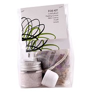 Fod Kit urtefodbad, peeling creme, aktiv creme, urtete & fodfil - 1 pakke - Fischer Pure Nature
