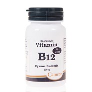 B12 vitamin 500 mcg  cyanocobalamin - 90 tabletter - Camette