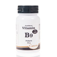 B9 vitamin folsyre  450mcg - 90 tabletter - Camette
