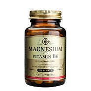 Magnesium +B6 - 100 tabletter - Solgar