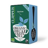 Grøn Te Koffeinfri Økologisk - 20 br - Clipper 