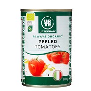 Flåede tomater på dåse Økologisk - 400 gram - Urtekram