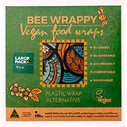 Vegan Food Wraps - 2 x large - Bee Wrappy