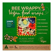Vegan Food Wraps 4 pak - 1 pakke - Bee Wrappy