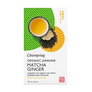 Matcha ginger te Økologisk - 36 gram - Clearspring