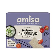 Knækbrød m. boghvede glutenfri Økologisk - 120 gram - Organic Amisa