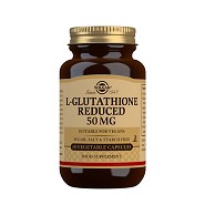 L-Glutathione 50mg - 30 kapsler - Solgar