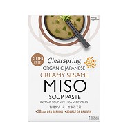 Instant Miso Soup cremet sesam Økologisk - 60 gram - Clearspring