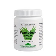 Pantotensyre 120 mg - 50 tabletter - Natur-Drogeriet
