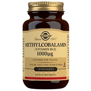 Methylcobalamin 1000 ug (B12) - 30 Tabletter - Solgar