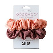 Hår scrunchie Coral Rose øko & plastikfri - 2 stk. - KooShoo