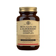 Beta Glucans and Elderberry Immune Complex - 60 kapsler - Solgar