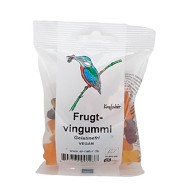 Frugtvingummi uden gelatine Økologisk - 80 gram - Kingfisher